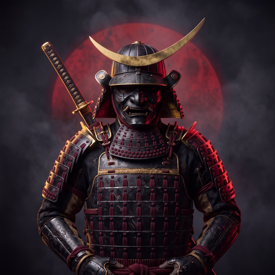 Ryuunosuke Takeda, founder of Deploy & Enjoy, as the studio samurai