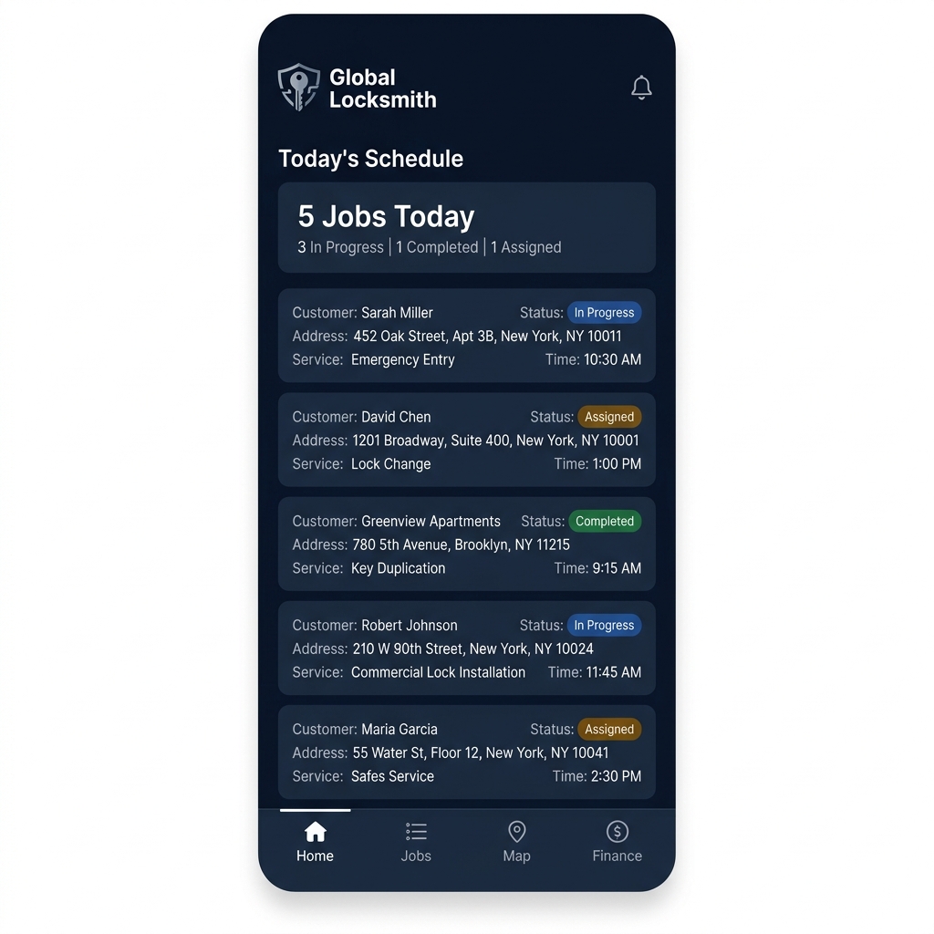 Global Locksmith App