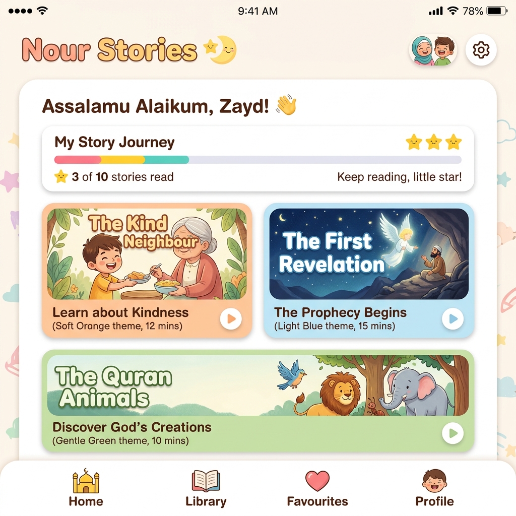 Nour Stories App